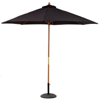 Como Centrepost Umbrella — Black