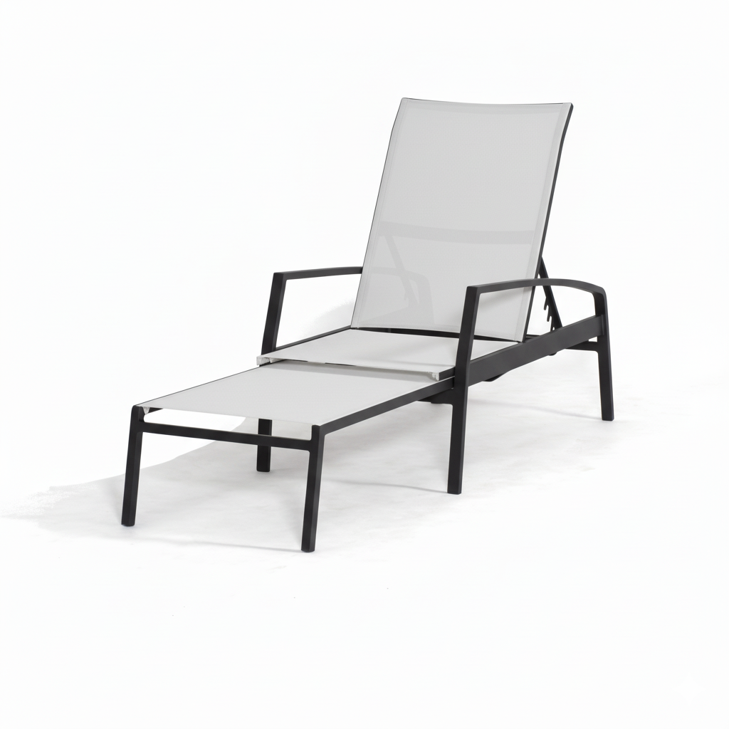 Florence Batyline Sun Lounger & Ottoman