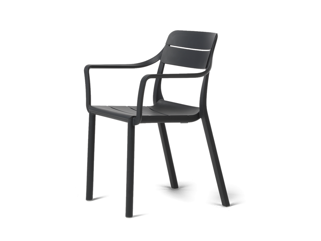 Cassia Armchair — Charcoal