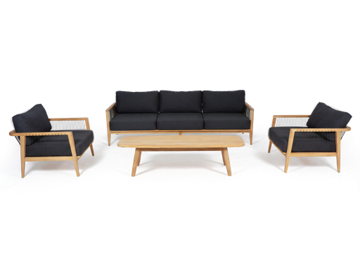 Torbay & Bilbao 5-seat Lounge Setting (Charcoal)