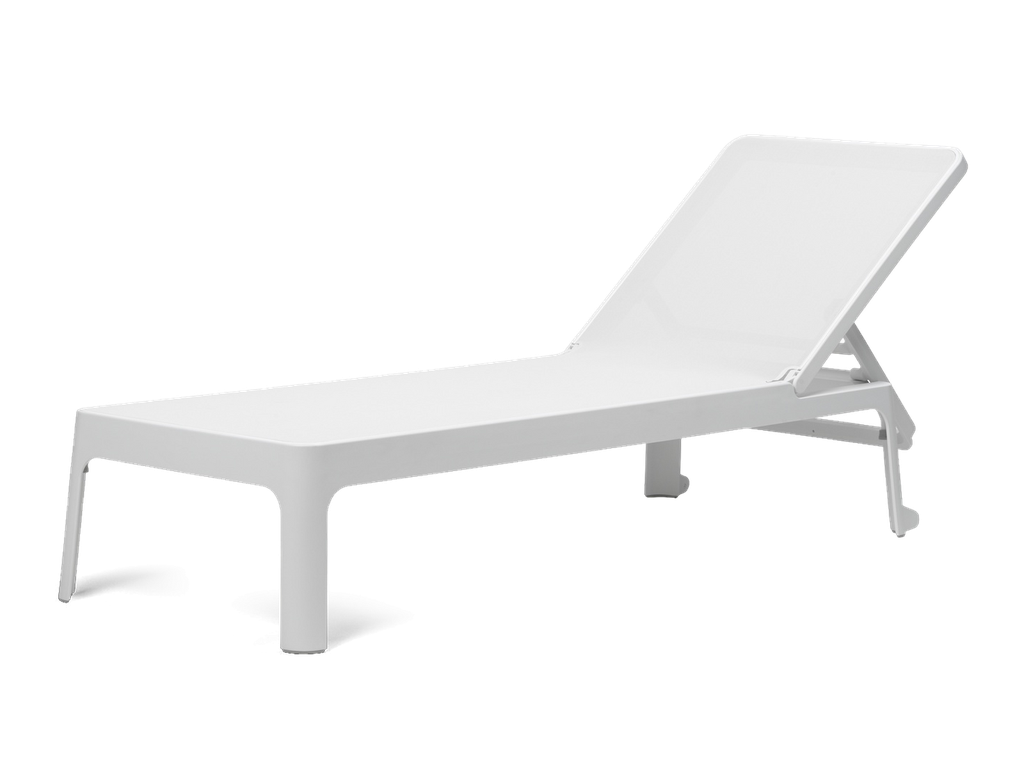 Plano Sun Lounger — White