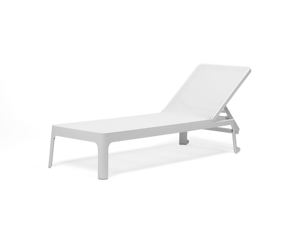Plano Sun Lounger — White