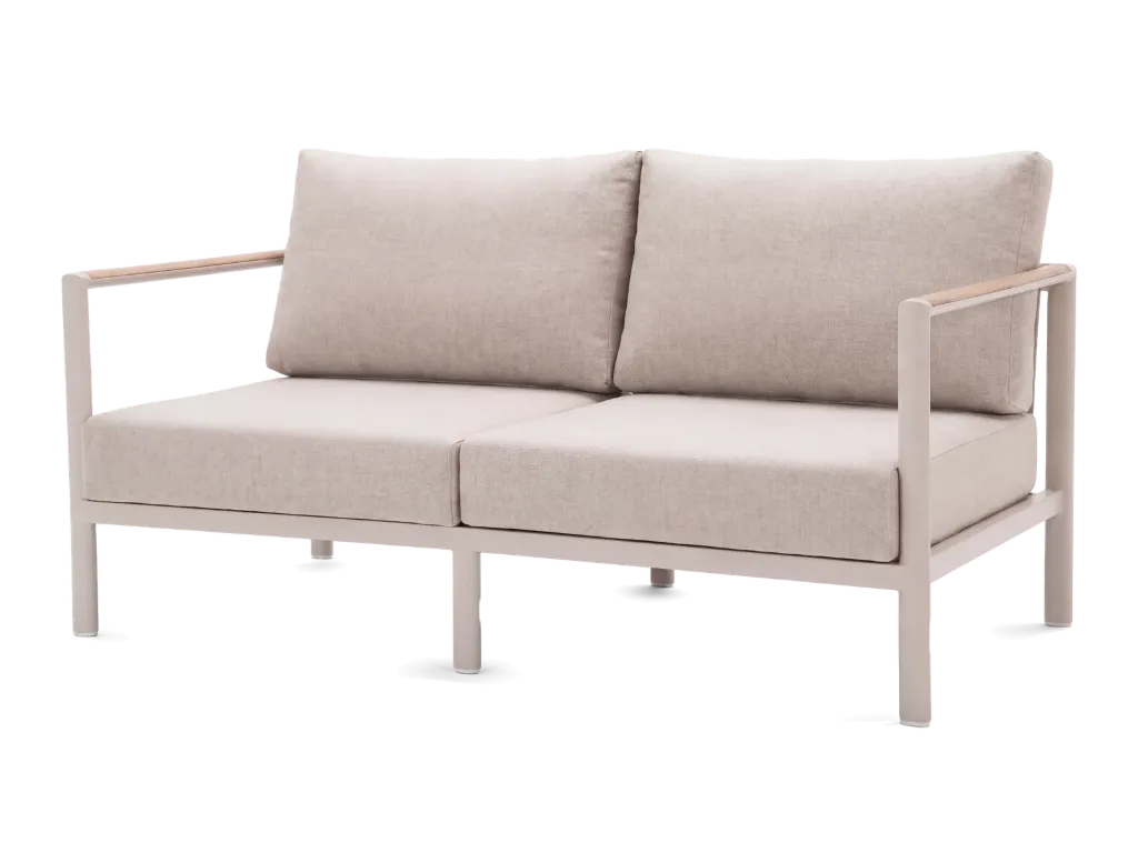 Colorado Lounge 2 Seater — Sand & Light Taupe
