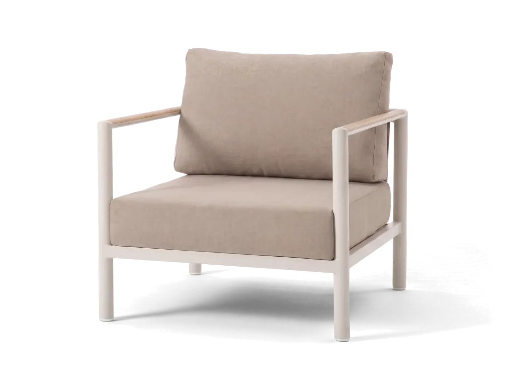 Colorado Lounge Armchair — Sand & Light Taupe