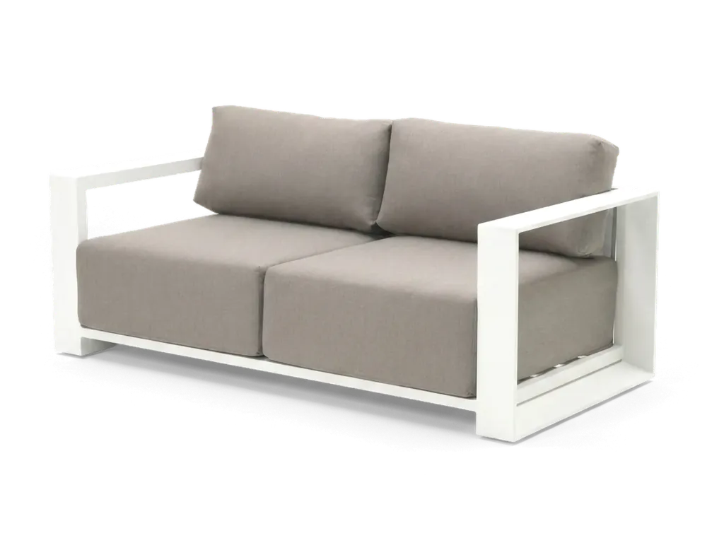Baltimore Lounge 2 Seater — White
