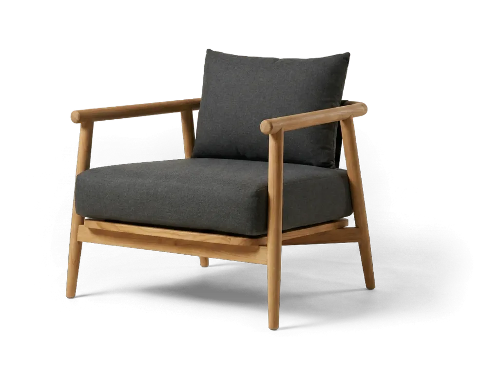 Mirage Lounge Armchair — Charcoal
