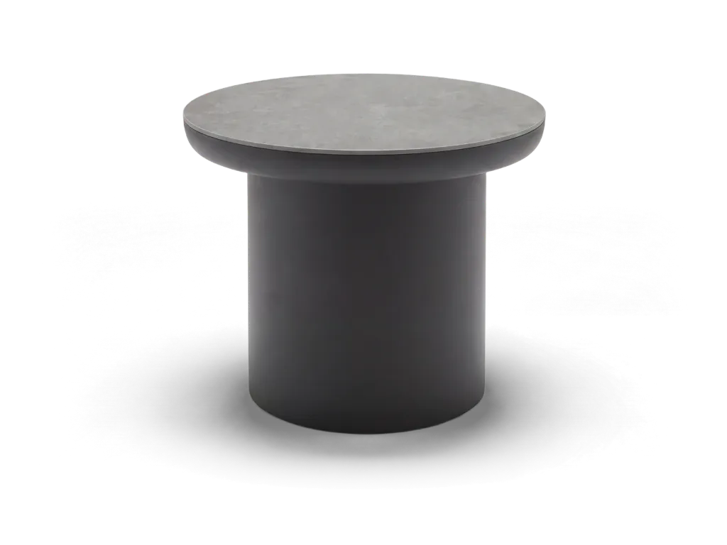 Baltimore Small Coffee Table — Charcoal & Cement