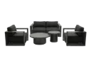 Baltimore Lounge 4-seat Setting (Charcoal)