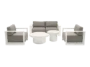 Baltimore Lounge 4-seat Setting (White)