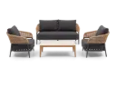 Taormina 4-seat Lounge (Charcoal)