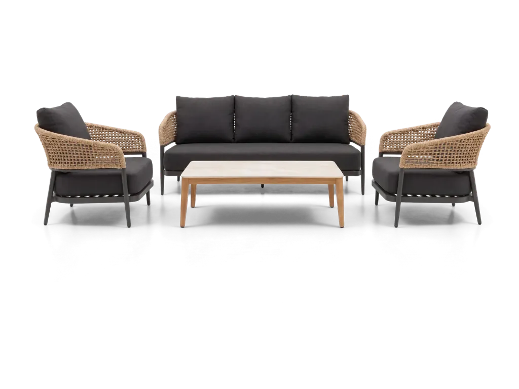 Taormina 5-seat Lounge (Charcoal)