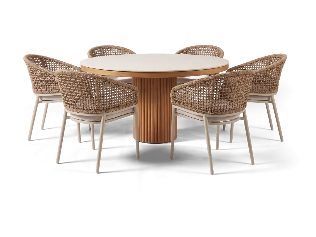 Tripoli & Taormina 1.5m Round (Sand)