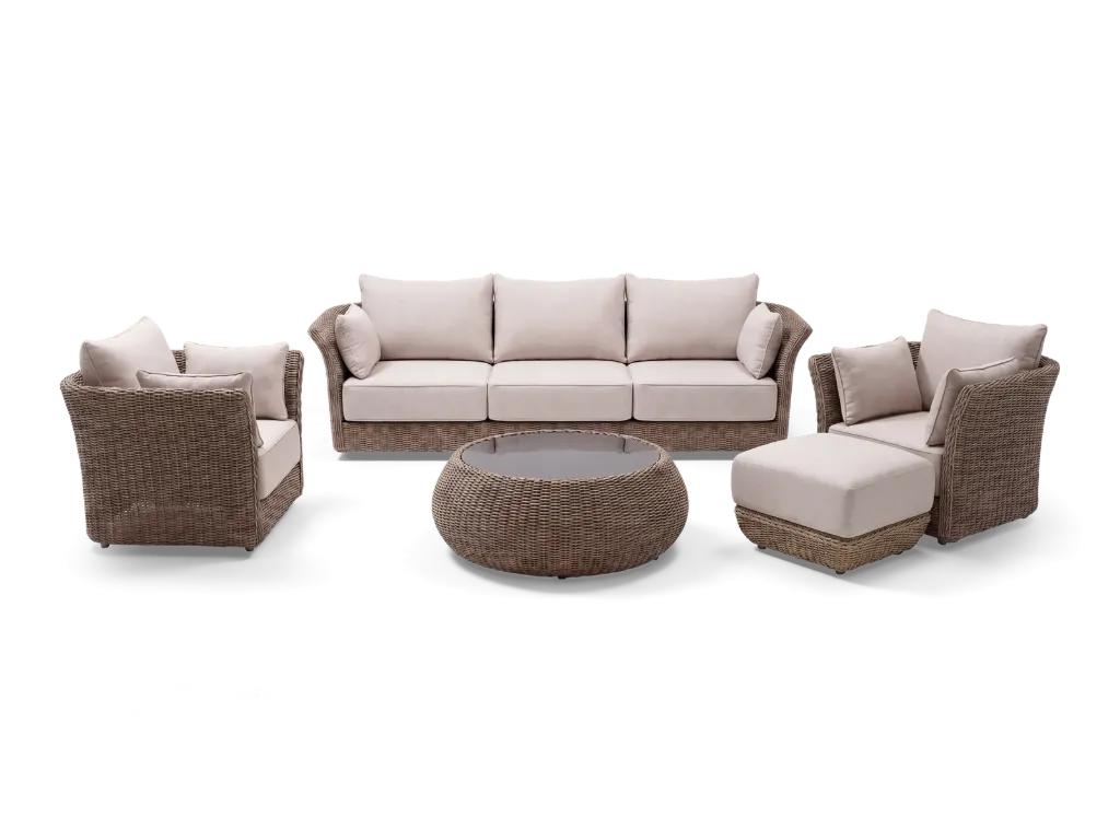 Oslo Wicker 5pc Lounge