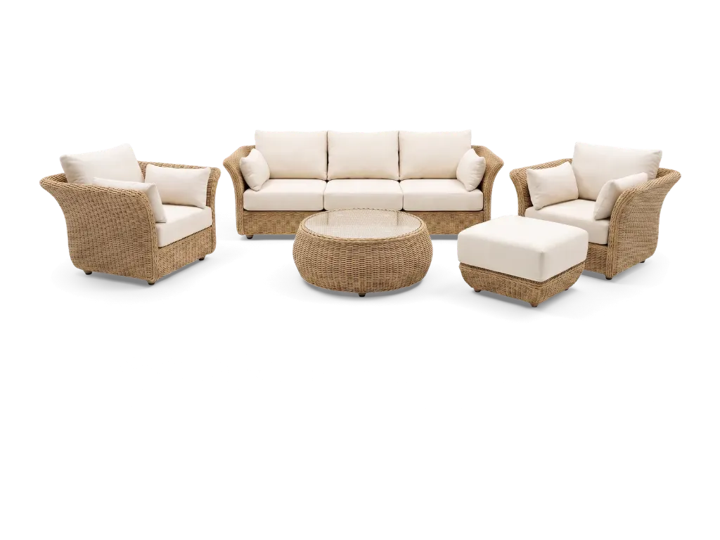 Oslo Wicker 5pc Lounge