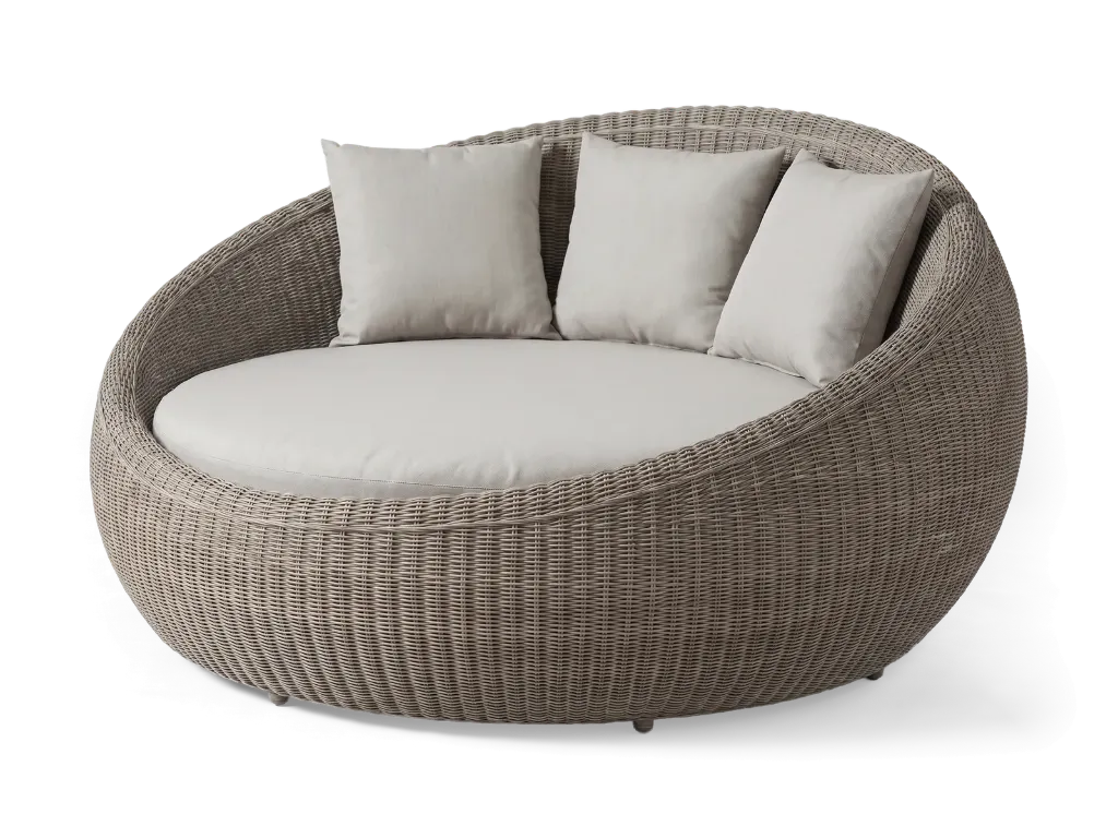 Marseille Wicker Round Daybed