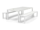 Florence Dining Bench Set (White)