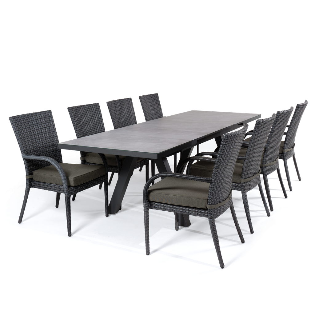 Sierra Extension & St Lucia 9pc Setting