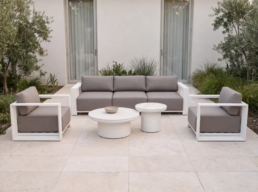 D1 - Baltimore Lounge 5-seat Setting - White - 4K.webp