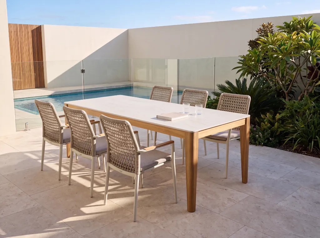 DL3 - Torbay Ceramic and Milan Warm-white 7pc - Lifestyle 4K.webp
