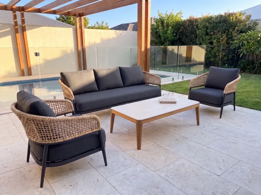 DF3 - Taormina 5-seat Charcoal with Torbay - Lifestyle 4K.webp